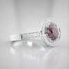 best jewellers perth 18K Pink sapphire and diamond ring