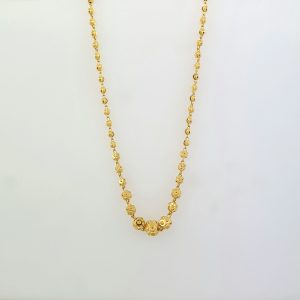 22k Ball Detailed Necklace 11.25g