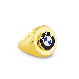 22k BMW Mens Ring 8.66g