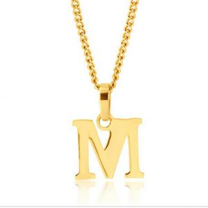 22k Letter Pendant jewellery online