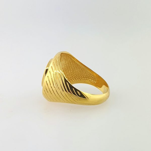 22k Mercedes Mens Ring