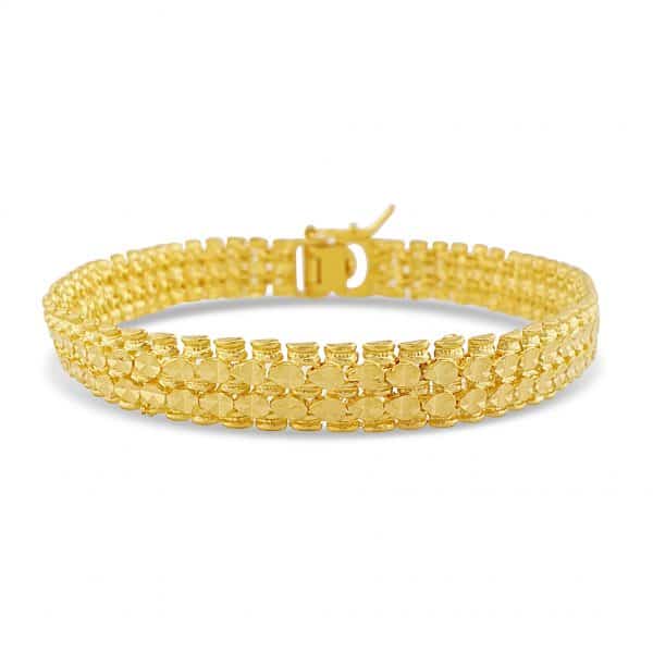 22k Snake Style Mens Bracelet 31.8g gold jewellery
