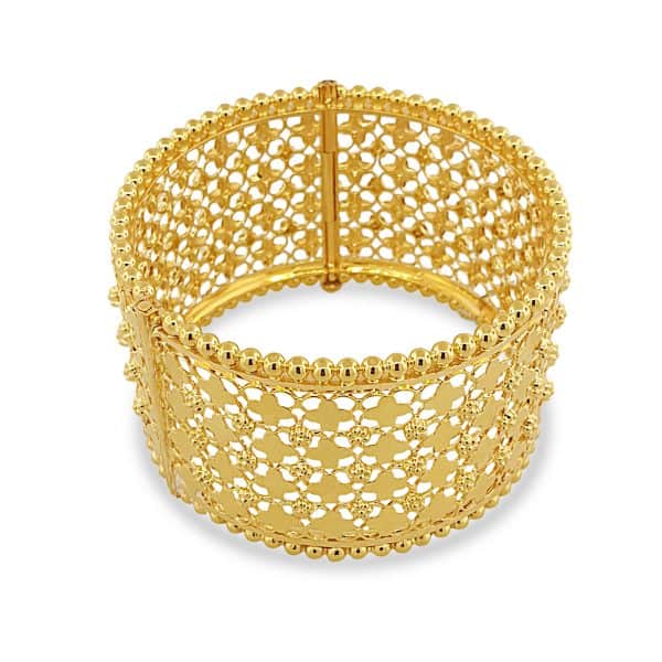 gold jewellery perth 22k Wide Fancy Bangle 73.31g