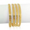 22k Two Tone Swirl Design Bangles 61g gold jewellery perth