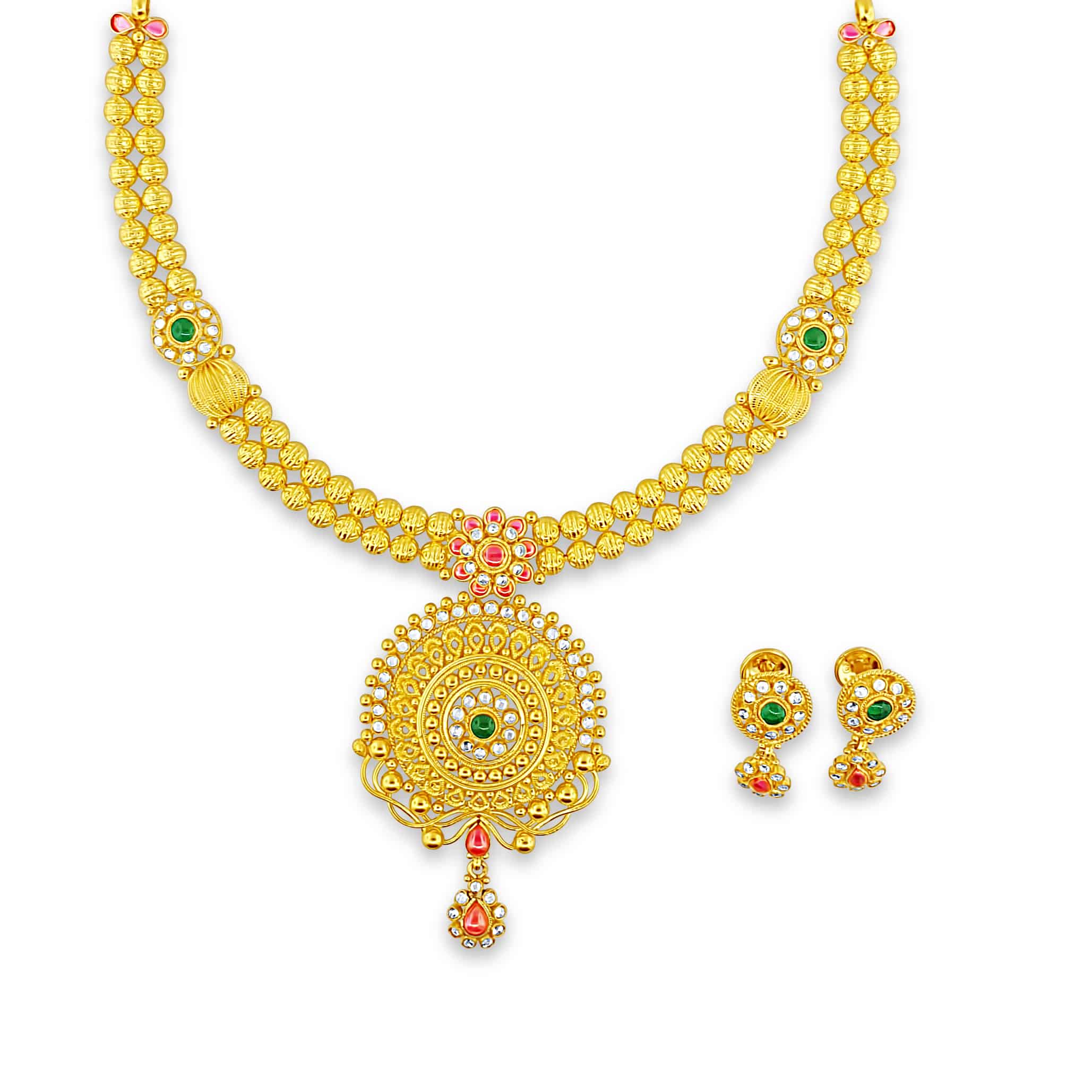 22k Fancy Detailed Set 32.66g