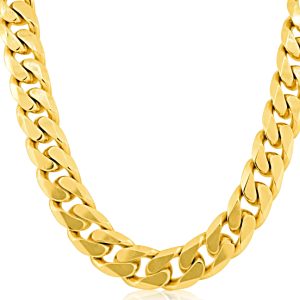 18k Gold Curb Chain 138.87g-45cm