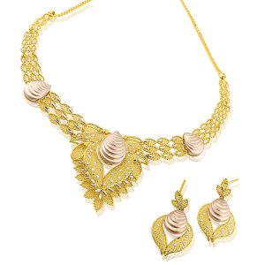 Layered Gold Pendants - Jewellery Sets