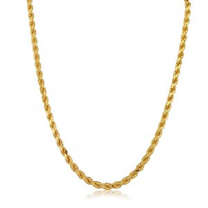 22k Solid Rope Chain 46g-50cm