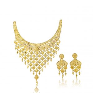 22k Fancy Draped Set 57.78g