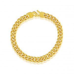 22k Curb Link Bracelet 35.84g