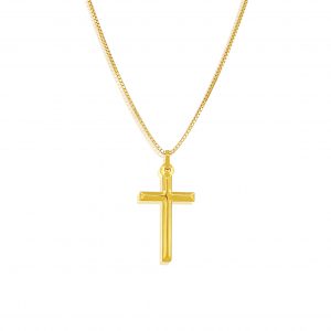 22k Plain Cross Gold Pendant 1.65g