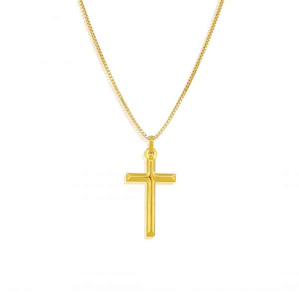 22k Gold Cross Pendant 1.65g