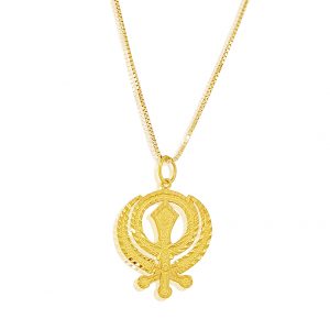 Buy 22k Gold Jewellery Khanda Pendant