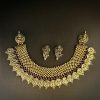 22k Gold Fancy Coin Necklace Set 130g