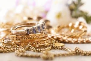 yellow gold jewellery