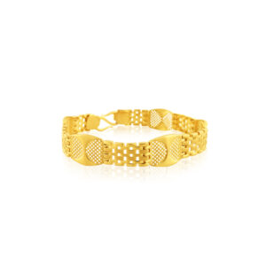 22k Stylish Mesh Design Bracelet 21.79g