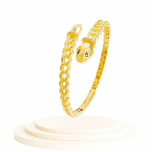 Snake gold bracelet
