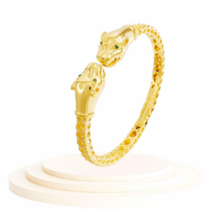 Beast gold bangle