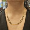Gold mangalsutra necklace